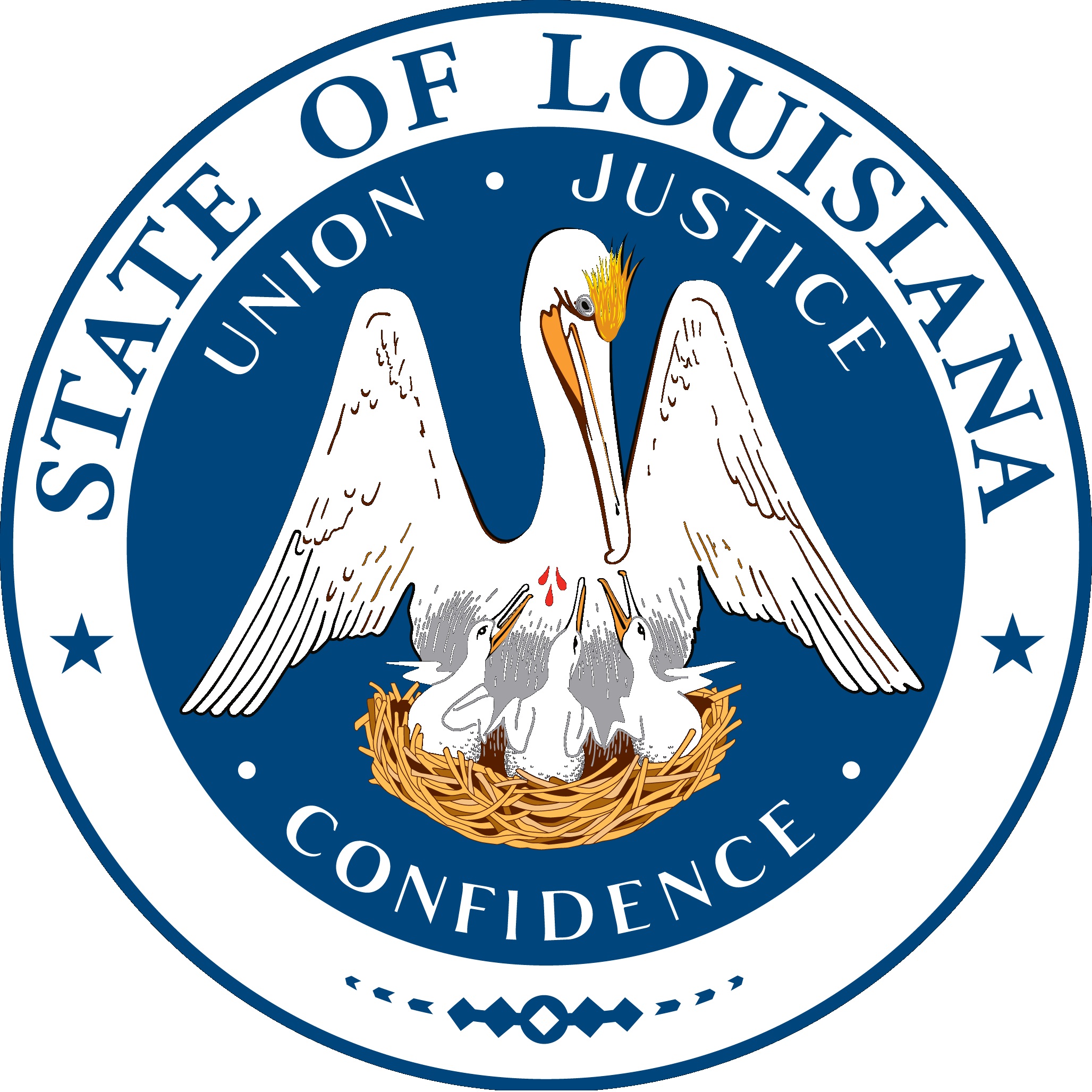 Louisiana State Flag Printable - Printable World Holiday